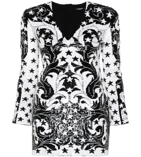 Farfetch Shopping - Products: Balmain sequinned mini dress